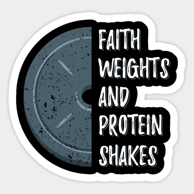 Weight Lifting Protein Shake Fitness Lover Gift Sticker by Dolde08